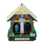 Sunny Rainy Box Accurate Indoor Plastic Hanging Weather Woman Clock F7J23483
