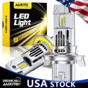 Pair AUXITO 6500K White Headlight LED H13 Bulbs Customized Light Source 1875 (for: BMW)