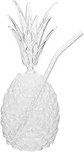 MOTHNUR Pineapple Cup Unique Drinkware for Juice Milk and Cocktails Decorative Fruit Design for Home Bar Fun and Whimsical Drinkware Accessory