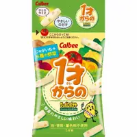 在飛比找蝦皮購物優惠-【Calbee】日本餅干☆.。1歳起~寶寶蔬菜棒~8gX4包