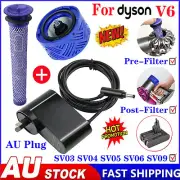 NEW Charger Adapter & Filter Kit For Dyson V6 Absolute Animal Battery SV03 SV04