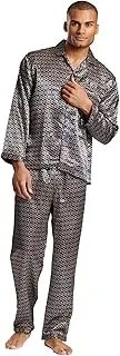 [Undercover] Mens Satin Traditional Button Through Tailored Pyjamas