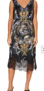 Camilla Palace Midi Lace Skirt Size Xs Rrp $599