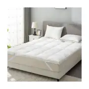 Goose Down Feather Bed Mattress Topper,Down Matress Topper Cover with Straps,...