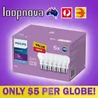 6 x Philips 11W LED Bulbs Globe Cool Daylight 1250 Lumen B22 A60 Value pack
