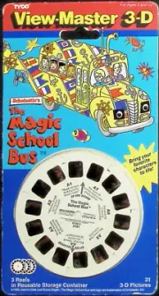 The Magic School Bus 3d View-Master 3 Reel Packet SEALED