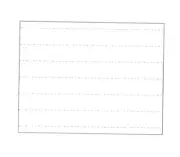 Blank Shelf Tag (No-Tear), 1.25"x 11", 6-UP on 8.5"x 11" Wh 10-Mil Paper-25 Shts