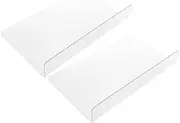2pcs Bathtub PVC Shower Water Guard Bath Products Anti-Splash Baffle for Bathtub Corner Shower Sink