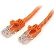 StarTech 3m Orange Cat5e / Cat 5 Snagless Patch Cable 3 m - 45PAT3MOR