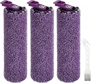 [JORAIR] SD201 Brush Roller Compatible with Shark Steam Pickup 3-in-1 Steam Mop SD200 SD201C SD201Q SD205-3 Pack Brush Roll 1 Cleaning Tool Replacement Parts Accessories Kit for Months