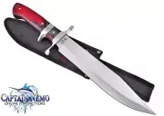 FROST CUTLERY SUBHILT HUNTER BOWIE KNIFE FULL TANG FROSTWOOD HUNTING F18316FW
