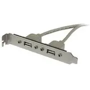 StarTech 2 Port USB A Slot Plate Adapter - USBPLATE