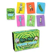 Aquarius Rick & Morty Memory Master Party Card Game Kids/Children Fun Play 6y+
