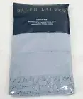Ralph Lauren RL Half Moon Bay Blue European Pillow Sham 26"X26" NWT $215