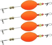 Fishing Float, 4Pack 17g Fishing Floats Bobbers, Fishing Popping Cork Trout Float, Carp Fishing Controller Float, Fishing Tackle Floats, Weighted Popping Floats Cork Trout Floats