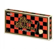 2-In-1 Chess & Checkers Set - BOARD GAME