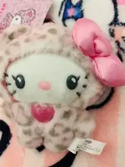 Hello Kitty Y2K Leopard Plush Doll NWT