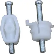 SHLPDFM Headlight Adjustment Screws Front Headlight Adjustment Screws for Transporter T4 1990-2003 701941141A (1 Set of 2)