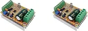 VENEKA 2X 6-60V BLDC Three Phase DC Brushless Motor Controller 400W PWM Hall Motor Control Driver Board(Without Hall)