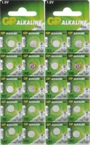 20 Pcs GP192 LR41 Button Cell Alkaline Batteries