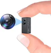 FUVISION No WiFi Security Camera,Mini Camera Surveillance,1080P Micro Camera,Small Camera 90 Minutes Battery,Portable Nanny Camera Motion Detect,24/7 Loop Record,Perfect for Home and Office Security