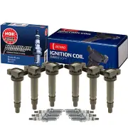 Denso 6 COP Ignition Coils NGK 6 Iridium IX Spark Plugs Kit For Toyota V6 1GR-FE (for: Toyota)
