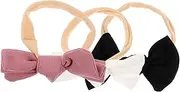 GREENADSCAPE 3pcs Bow Headbands for Elastic Hair Accessories for Birthdays Parties Family Gatherings Stylish Comfortable present for Showers