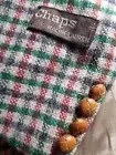 38S SCOTLAND Wool Chaps Ralph Lauren wide lapel Red Check Tweed Jacket Blazer