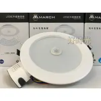 在飛比找樂天市場購物網優惠-好時光～MARCH 15W 15cm LED 紅外感應嵌燈 