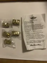 MICRO MACHINES GOLD CORVETTE SET (5) SEALED, ORIGINAL BOX & INFO LETTER