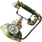 ABOOFAN House Ornaments Retro Rotary Telephone Model Home Phone Resin Rotary Phone Decor Tools House Telephone Model Home Rotary Phone Small Rotary Phone Vintage Decor Vintage Home Decor