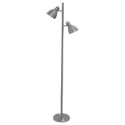 Torres 2 Floor Lamp, Nickel