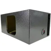 Single 1x10" SQUARE KICKER Mega Super Bass Series Vented Subwoofer Box Ported