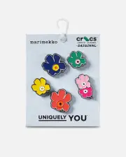 [CROCS] Crocs Marimekko Jibbitz Charms 5 Pack Multi - Size ONE ONE Multi