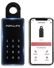 Populife Agent Home Lock Box Smart Key Box Bluetooth Replaceable Password SEALED