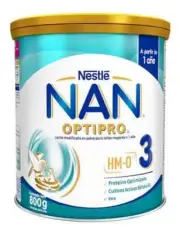 Nestle – Leche de fórmula en polvo sin TACC Nan Optipro 3 en lata de 800g