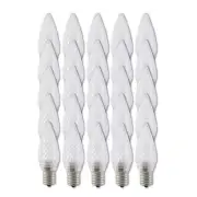 Aurio Lighting C9 LED Flashing Christmas Retrofit Lights E17 Base 25 Pack