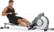 Sunny Health & Fitness SF-RW5515 Magnetic Rowing Machine Rower w/ LCD Monitor