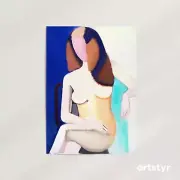 Seated Female Model · Vilhelm Lundstrøm, 1950 · Giclée Wall Art Print
