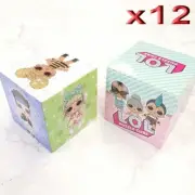 12pc Wholesale 3x3 Kids LOL Surprise Rubiks Magic Speed Puzzle Cube Toys