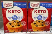 Duncan Hines KETO FRIENDLY Blueberry Muffin Baking Mix 8.5 Oz Set 2- Pack