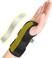 Bracoo Wrist Brace, for Carpal Tunnel Day & Night, Adjustable Wrist Support Wrap with Splint, For Women Men, Fit Right Left Hand, Arthritis, Tendonitis, Sprain, Carpal Tunnel Syndrome, WB31, 1 Count