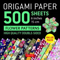 在飛比找博客來優惠-Origami Paper 500 Sheets Flowe