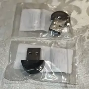 (2) USB Bluetooth Dongle Adapter V2.0 Wireless For PC Computer Speaker Mouse