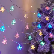 Twinkle Star String Lights Crystal Fairy Lights for Indoor Outdoor Christmas Garden Decoration-Style 4