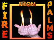 FIRE FROM PALMS GIMMICK Magic Trick Illusion Instructions Classic Impressive