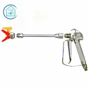 Airless Paint Spray Gun 3600PSI With Tip guard And 517 Tip Extension Pole New
