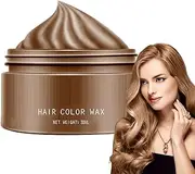 Temporary Hair Dye Wax | Temporary Hairstyle Dye Cream - Temporary Modeling Natural Colour Hair Dye Wax for Men, Women, All Ages, Friends, Beautician, Hairdresser