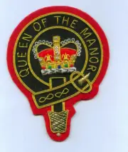 Royal Queen Crown Uniform Patch Jacket Vest Robe Cape Actor Theatre House Manor