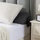 Queen Bed Wedge Pillow Headboard (60"x10"x6"), Bed Mattress Gap Filler Close ...